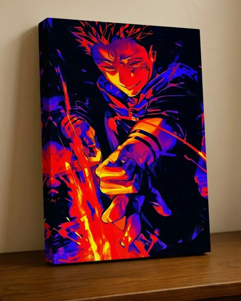 Cuadro Sukuna, el Rey de las Maldiciones · Jujutsu Kaisen en retablo Djhones